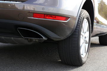 Car on road