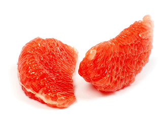 halves grapefruit