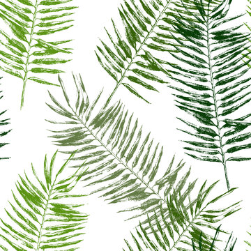 tropical leaves seamless