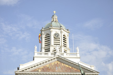 Fototapeta na wymiar Neoclassical church, Brussels, Belgium