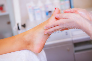Fototapeta premium spa foot spa, skin care, foot