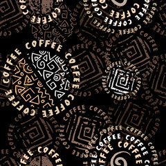 Coffee background ethnic