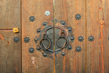 wooden door korean style