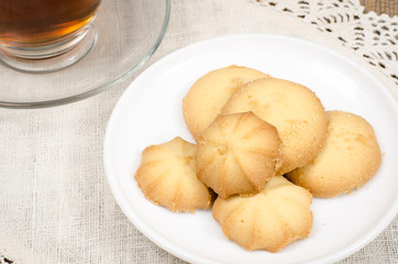 Cookies and cup of tea