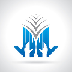 teamwork symbol design