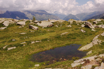 Fototapeta na wymiar Aguille du midi-Mount Blanc in France