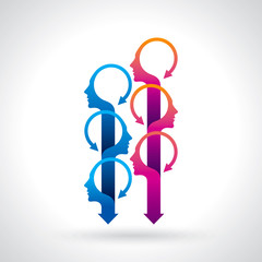 Vector Icon Graphic Teamwork concept