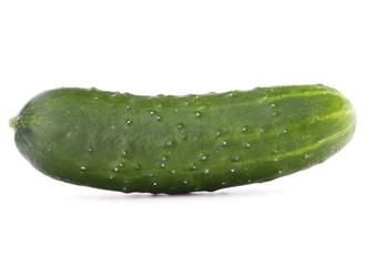 Cucumber vegetable  isolated on white background cutout
