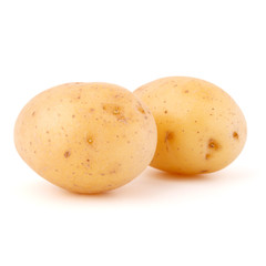 new potato tuber isolated on white background cutout