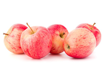 Red apple isolated on white background cutout