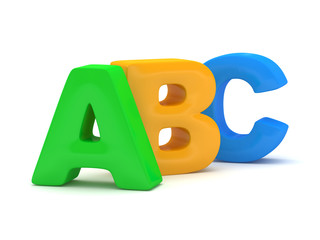 ABC alphabet.