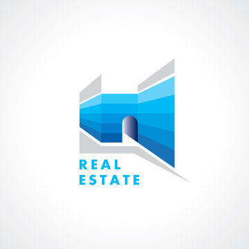 concept vector icon design template for Real estate