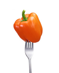 Orangene Paprika
