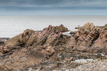 Basalt rock formations