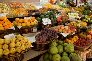 Obst und Gemüse auf dem Markt
