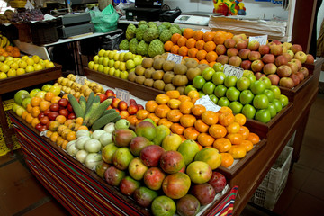 Obst und Gemüse auf dem Markt