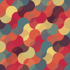 abstract retro geometric pattern