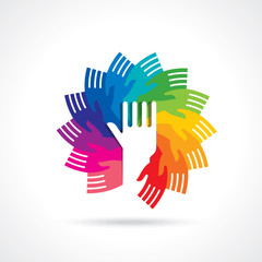 teamwork idea illustration