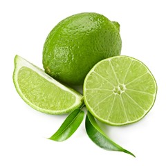 lime  isolated on white