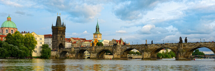 Fototapeta na wymiar Prague ,Charles bridge