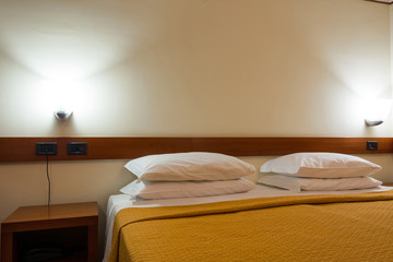 Modern hotel room interior