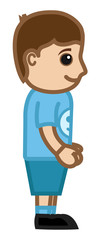 Cute Boy - Vector Character Cartoon Illustration