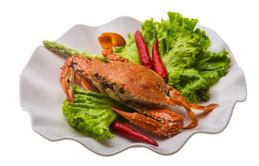 Boiled crab
