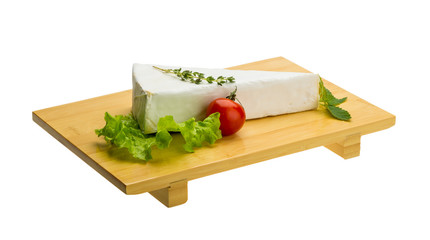Brie cheese with thyme