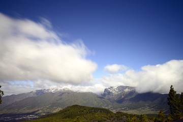 andscape of the mountains in La Palma, Canary Islands,