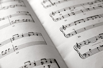 Naklejka premium Sweet music