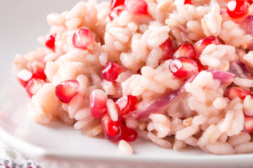 Risotto al melograno