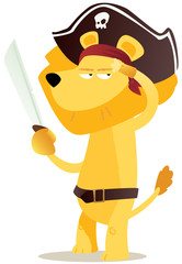 lion pirate pour enfant