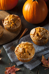 Homemade Autumn Pumpkin Muffin