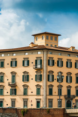 Fototapeta premium Facciata palazzi signorili, centro storico, Pisa