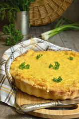 Onion pie.