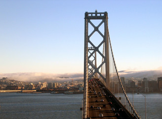 Oakland Baby Bridge in San Francisco