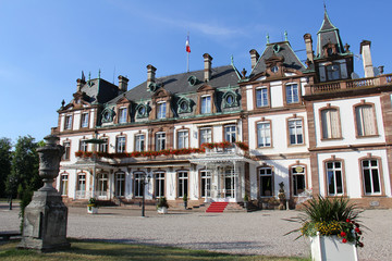 Obraz premium Chateau de Pourtales à la Robertsau, Strasbourg, France