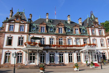 Fototapeta na wymiar Chateau de Pourtales à la Robertsau, Strasbourg, France
