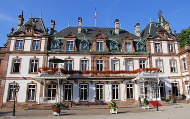 Obraz premium Chateau de Pourtales à la Robertsau, Strasbourg, France