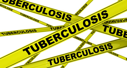 Туберкулёз (tuberculosis). Желтая оградительная лента