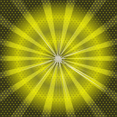 Special vector green background with ray