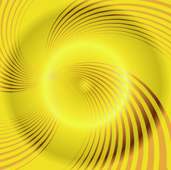 Yellow spiral background