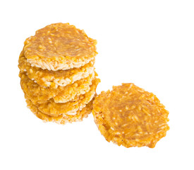 Thai dessert on white background