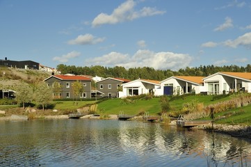 Fototapeta na wymiar Swedish housing