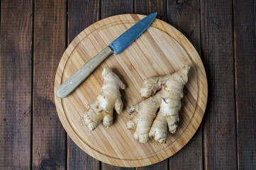 Fresh ginger root