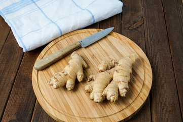 Fresh ginger root