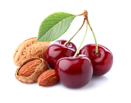 Cherry with almonds