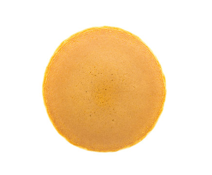 Dorayaki ( Japanese pancake ) on white background