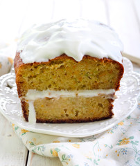 Courgette and carrot cake