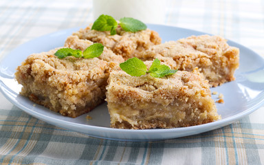 Apple, cinnamon bars